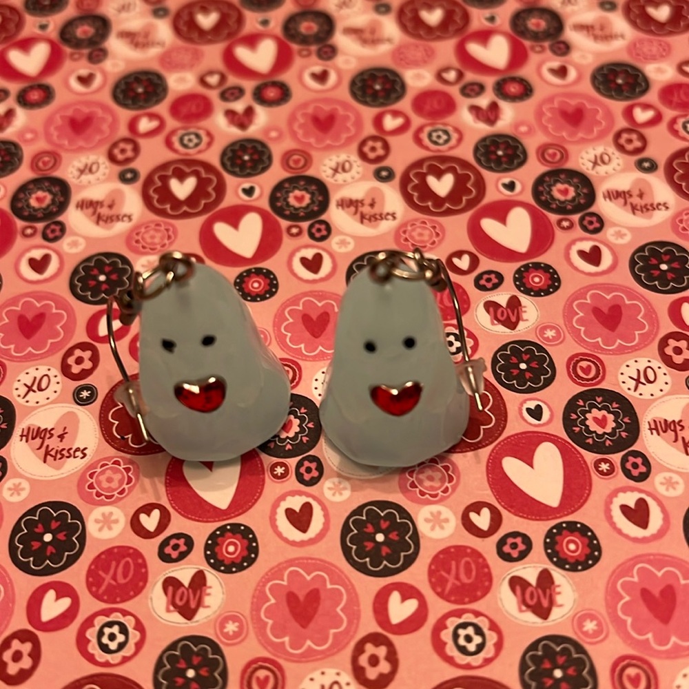 Glow in the Dark Loving Ghost 👻 Earrings